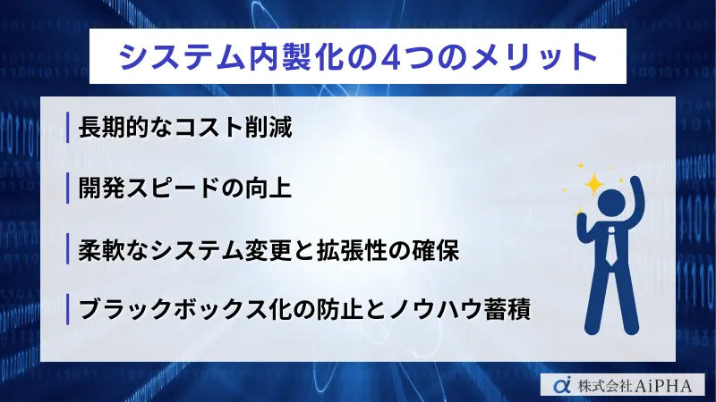 システム内製化のメリット